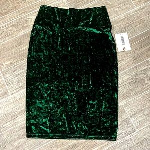 LuLaRoe Crushed Velvet Skirt
